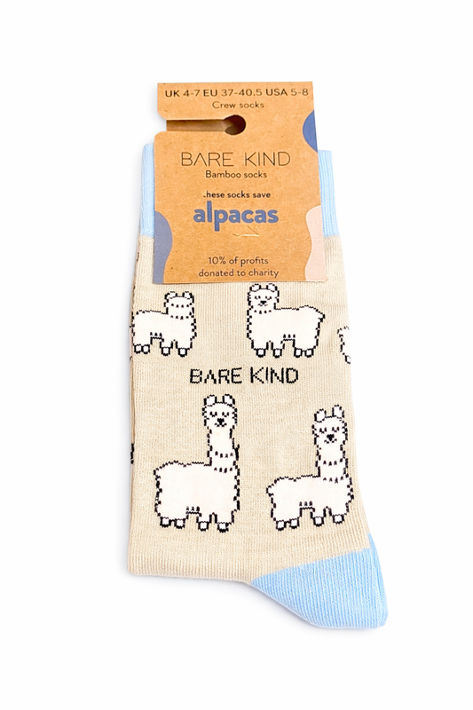 Bare Kind Bamboo Socks – Alpaca Design