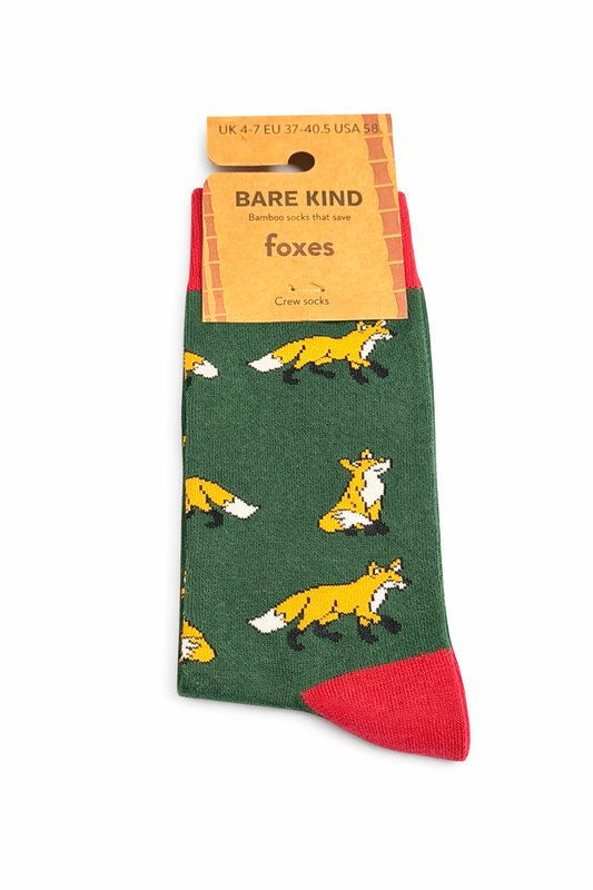 Bare Kind Bamboo Socks – Foxes Design