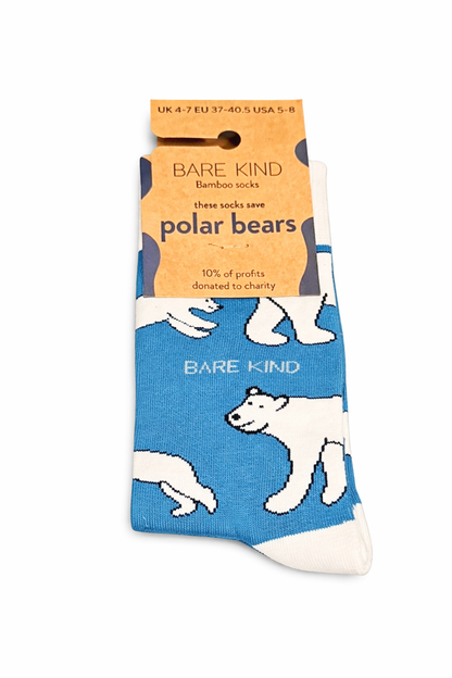 Bare Kind Bamboo Socks – Polar Bear Design