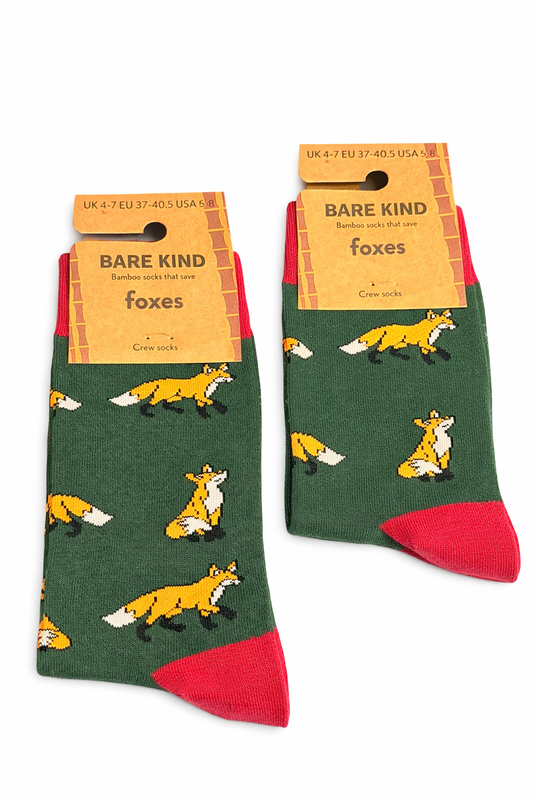 Bare Kind Bamboo Socks – Foxes Design